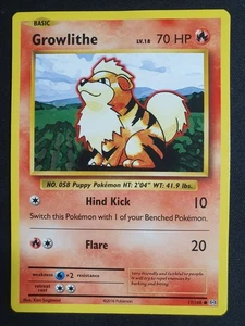 Growlithe 17/108 - Evolutions Set - Pokemon Card - Excellent Condition - Picture 1 of 2