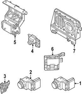 Genuine Kia Park Sensor 99310-CV600AGT - Picture 1 of 1