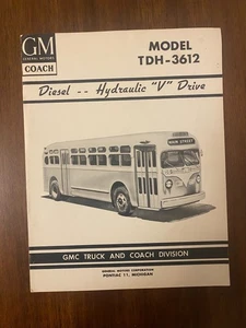 1948 GMC Model TDH-3612 Motor Coach Diesel Bus Prospekt GM Vintage Origial VG+ - Bild 1 von 3