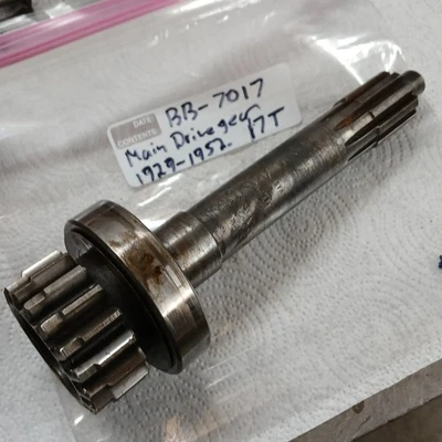1929-1952 Ford 4 Speed Main Drive Gear Input Shaft Gear Transmission BB-7017 T8 - Image 1 of 4