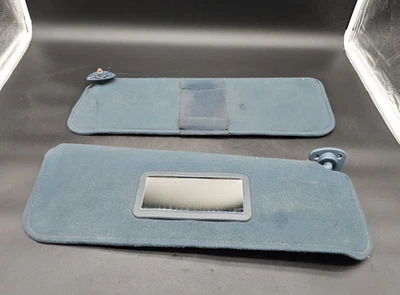 1988 - 1998 Silverado Sierra C1500 K1500 Sun Visors Sunvisors Blue LH RH Pair - Image 1 of 4