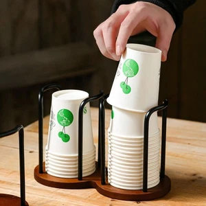 Moisture Proof Disposable Cup Storage Holder Cup Display Stand Home - Picture 1 of 12