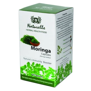 Cápsulas de moringa a base de hierbas 350 mg suplemento alimenticio altamente nutritivo 60 cápsulas - Imagen 1 de 2