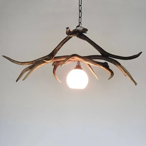 Real Antler Small Light Fixture - Picture 1 of 4