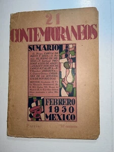 Contemporaneos 20 January 1930 Magazine  Maroto Gorostiza Torres Bodet Mexico - Bild 1 von 11