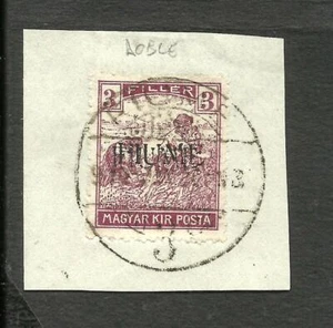 ITALIA FIUME YV # 5, DOBLE SOBREIMPRESIÓN, USADO, EN MUY BUEN ESTADO - Imagen 1 de 1