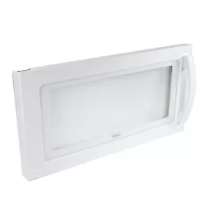 Gruppo porta di ricambio per microonde Whirlpool bianco originale OEM W10247772 - Foto 1 di 5