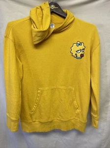 The Simpson Hoodie Youth Size L (10-12) Yellow Maggie With Attitude Embroidered - Picture 1 of 14