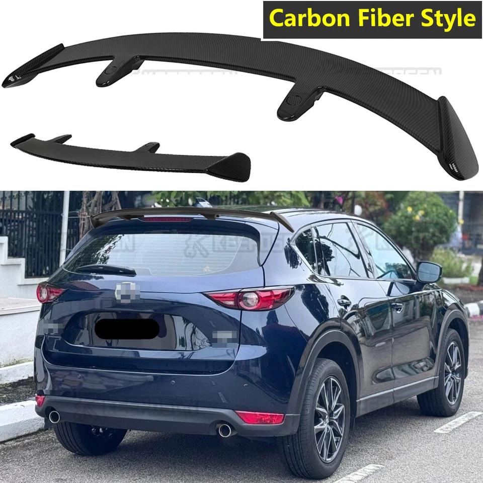 Carbon Fiber 52" Rear Roof Trunk Spoiler Wing Lip For Mazda CX-3 CX-5 CX-7 CX-9 — 第 1/4 张图片