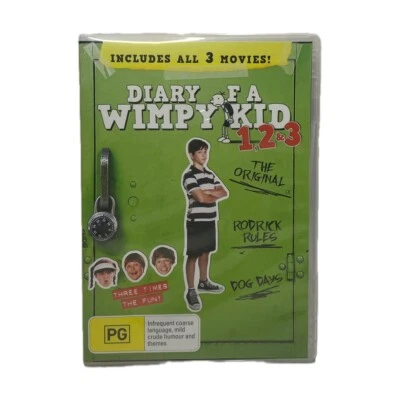 Diary of a Wimpy Kid 1,2,3 | Triple Pack (Box Set Triple Pack, DVD, 2015) - Image 1 of 4