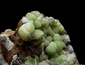 SMITHSONITE beautiful crystals !!! GREECE Attica LAVRION Sounion #6 Mine /pf724 - Picture 1 of 11