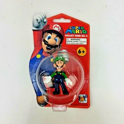 Super Mario Bros Luigi Figure 2007 Nintendo Popco Corgi NT78104 NEW Sealed - Image 1 of 4