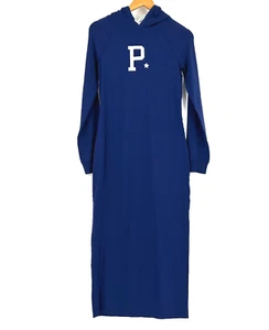 Polo Ralph Lauren Womens Maxi Hoodie Sweater Dress XS Preppy Sporty Old Money - Picture 1 of 9
