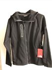 NORTH FACE MEN'S CANYON FLATS HD JACKET HOODED WITH LOGO TNF BLACK SIZE Sm NWT