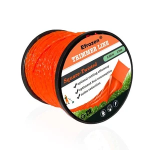 efrozen Weed Eater Line, Commercial Square Twist .105" Diameter x 302' String Tr - Picture 1 of 6