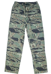 Pantalones A Bathing Ape BAPE Para Hombres Verde Estampado de Hojas Hawaianas Cordón Cintura XL - Imagen 1 de 13