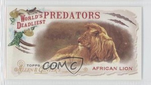 2014 Topps Allen & Ginter's World’s Deadliest Predators Mini African Lion