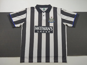 vintage  Scoredraw retro  jersey newcastle    shirt  black striped size XL