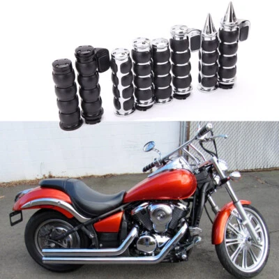 Punhos de guidão 1" para Kawasaki Vulcan VN800 VN900 VN1500 clássico personalizado - Imagem 1 de 4