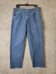 Vintage Levi's 555 Jeans Relaxed Fit Straight Leg Orange Tab Mens 38x30 Blue - Picture 1 of 20