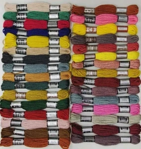 31 Skeins DMC Laine Wool Persian Yarn Floss Crewel Needlepoint 31 Colors B - Picture 1 of 5