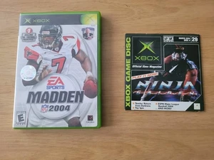 Madden NFL 2004 (Original Xbox) CIB KOMPLETT & GETESTET und Ninja Gaiden - Bild 1 von 6