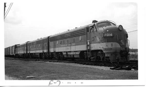 25C636 RP 1960 CHESAPEAKE  & OHIO RAILROAD LOCO #7014 MARION INDIANA - Picture 1 of 1
