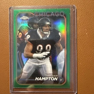 2024 Topps Chrome - Dan Hampton #22 Green Refractor /99 - Picture 1 of 3