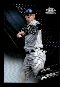 2021 Topps Chrome Black #82 Aaron Judge Refractor #/199 - Picture 1 of 2