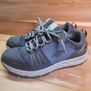 Skechers Shoes Mens 10 Escape Plan Blue Athletic Running Hiking Trail Sneakers - Picture 1 of 11