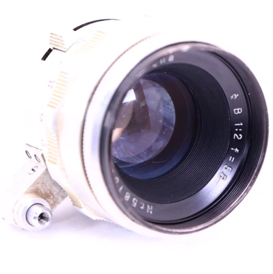 Carl Zeiss Jena B Biotar 58mm F2 lens 10 Blades Germany for Exa Exakta 58/2 Read - Image 1 of 4