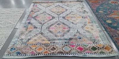 BLUE / YELLOW 8'-0" x 10'-0" Back Stain Rug, Reduced Price 1172781066 MAD418K-8 - Изображение 1 из 4