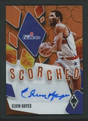 2023-24 ELVIN HAYES 29/49 AUTO PANINI PHOENIX SCORCHED AUTOGRAPHS - Image 1 of 2