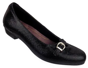 Clarks Artisan Womens Slip On Flats Size 9.5N Black Sparkle Leather Shoes - Picture 1 of 11