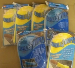 24 Grill Swipes Disposable Mitts Grill Cleaners - Picture 1 of 4