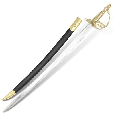 Espada Oficial de la Guerra Civil Confederada con CS y Cruz, Bunker Hill 1776 Hoja EN45 Foto 1 de 4