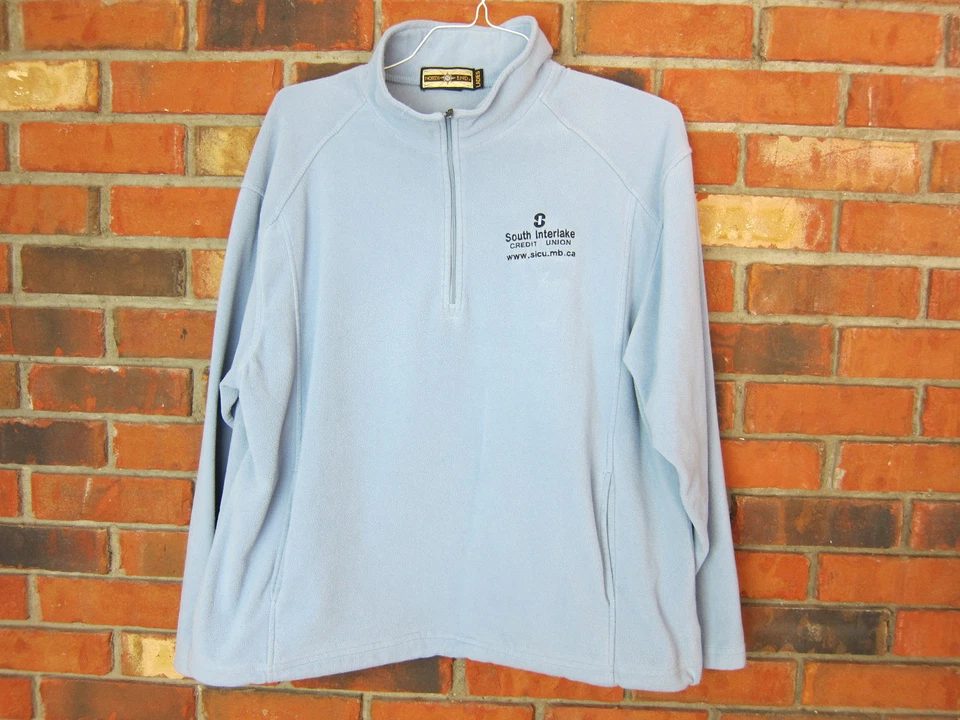 North End Ladies Fleece Jacket Baby Blue "South Interlake" Size XL - Image 1 of 4