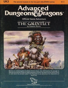 UK3 THE GAUNTLET ¡EXC! Módulo de colección TSR D&D Dungeons Dragons Adventure AD&D - Imagen 1 de 2
