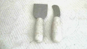2er Set Steingriff Käsesorten 5,5 Zoll x 2 Zoll-1 Zoll Edelstahlklingen - Bild 1 von 1