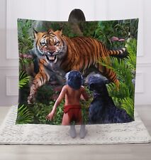 Regal Comfort - The Jungle Boy - Faux Fur Printed Throw Blanket 50"x60"