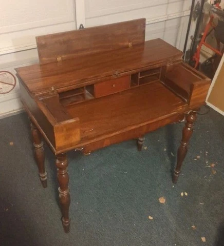 Antique Spinet Desk Cover