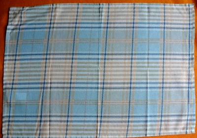 2 Stück Geschirrtücher türkis-kariert mit Aufhänger ca. 50 x 70 cm - Bild 1 von 2