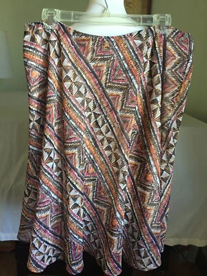 Covington Petite PL Multicolored Elastic Lined Skirt - Image 1 of 4