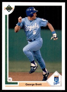 1991 Upper Deck #525 George Brett Kansas City Royals