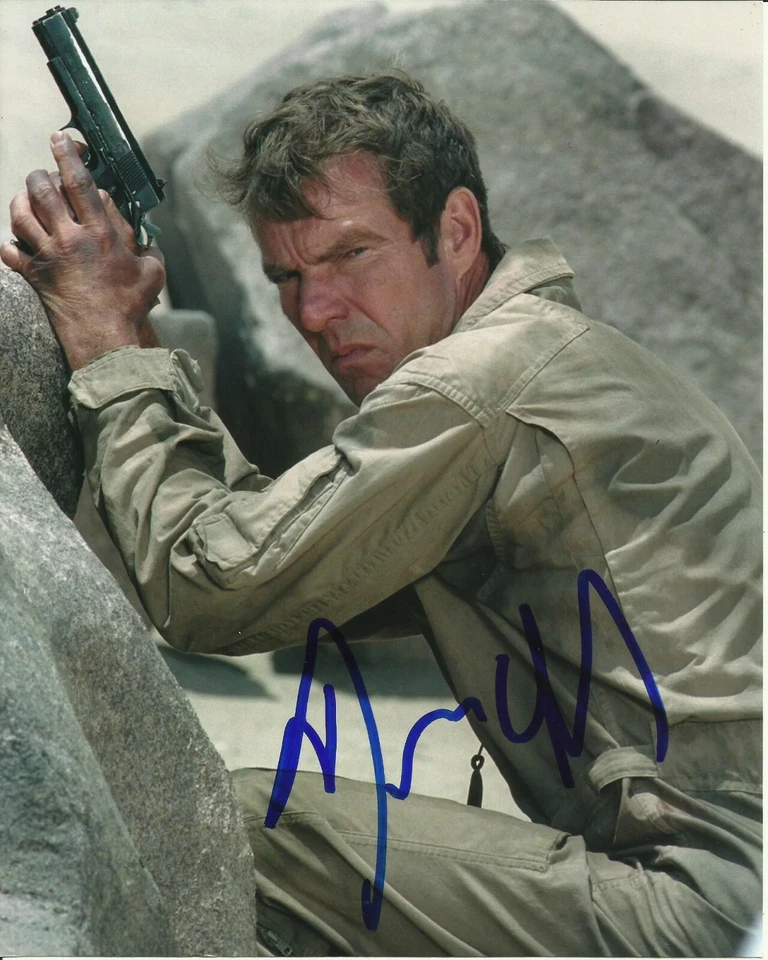 DENNIS QUAID SIGNED PHOTO  - Image 1 of 1