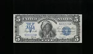 SC 1899 $5 Indian Chief Silver Certificate (734) - Picture 1 of 3