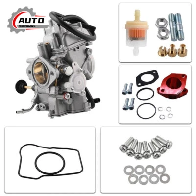 Carburetor For Yamaha Wolverine YFM350FX Warrior YFM350X  & Intake Manifold Foto 1 de 4