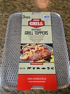 Expert Grill Porcelain Grill Topper 16" X 12 &3 Pack Disposable Grill Topper - Picture 1 of 3