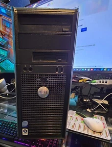 DELL OPTIPLEX 755 TOWER INTEL core 2 DUAL E8400 3.0GHz 4GB 250GB WIN XP PRO - Picture 1 of 13