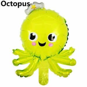 Large Octopus Foil Balloon Animal Birthday Party Decoration 36*28cm Helium/Air - Picture 1 of 3